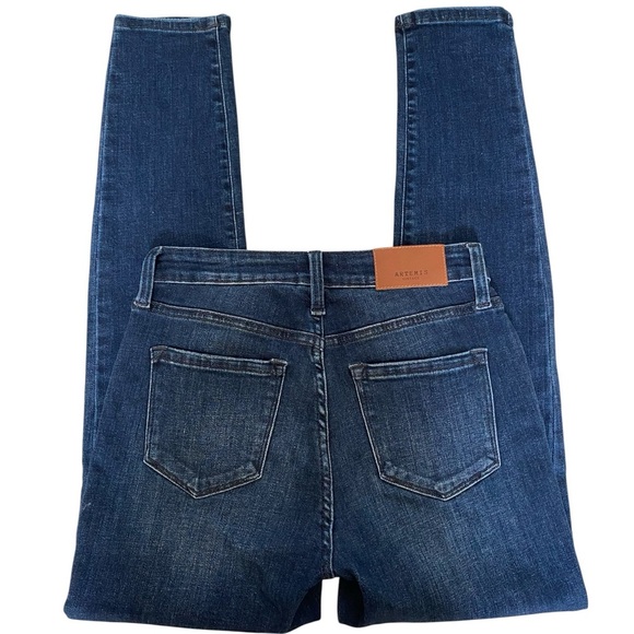 Artemis Vintage Chloe Crystal Embellished High Rise Skinny Jeans Women’s 28 NWOT - Picture 5 of 16